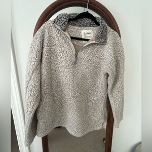 Dylan Charcoal Sherpa Fleece